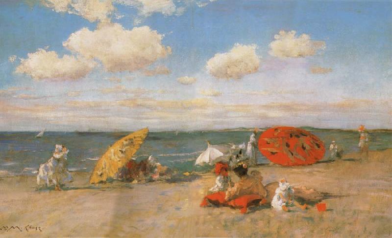 William Merrit Chase At the Seaside